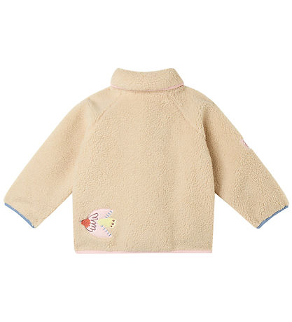Stella McCartney Kids Fleecejakke - Beige/Embroidery