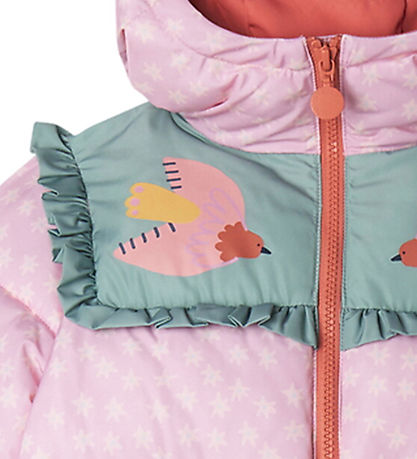 Stella McCartney Kids Dynejakke - Viola/Multicolor