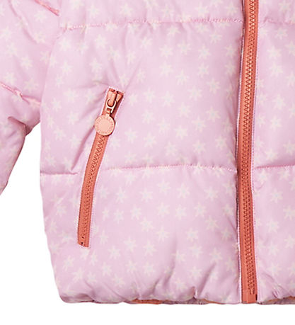 Stella McCartney Kids Dynejakke - Viola/Multicolor