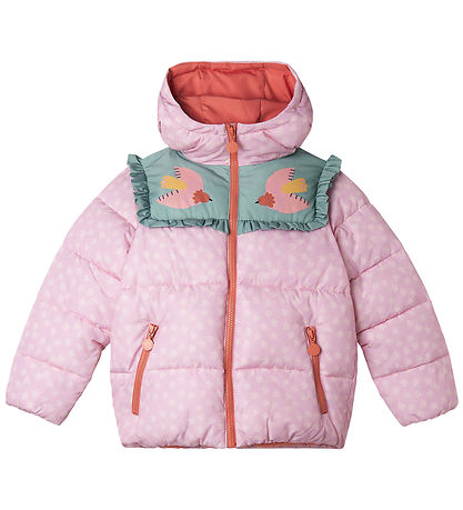 Stella McCartney Kids Dynejakke - Viola/Multicolor