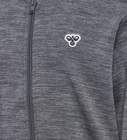 Hummel Cardigan - HmlJr - Uld - Dark Grey Melange
