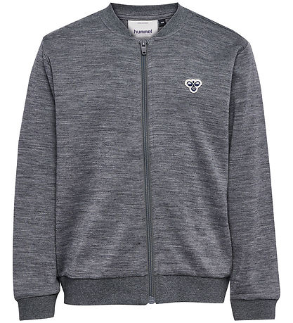 Hummel Cardigan - HmlJr - Uld - Dark Grey Melange