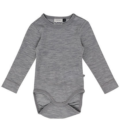 Hummel Body l/æ - HmlMini - Uld - Rib - Grey Melange