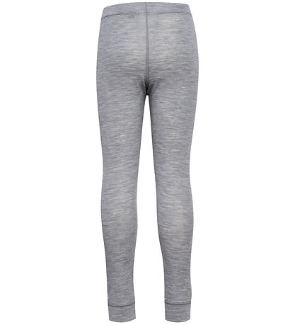 Hummel Leggings - HmlJr - Uld - Rib - Grey Melange