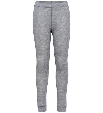 Hummel Leggings - HmlJr - Uld - Rib - Grey Melange