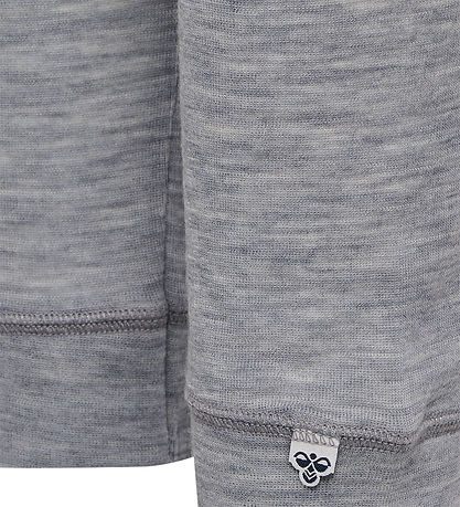 Hummel Leggings - HmlJr - Uld - Rib - Grey Melange