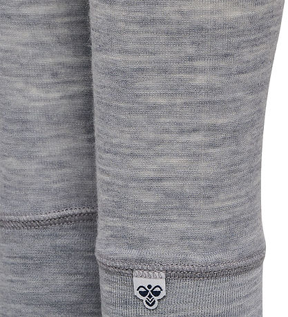 Hummel Leggings - HmlMini - Rib - Grey Melange