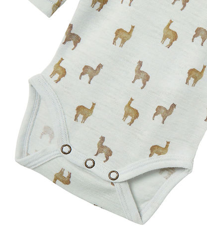 Lil Atelier Body l/æ - NbmNoel - Uld - Gray Dawn/LAMA