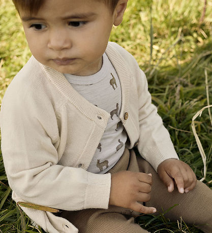 Lil Atelier Body l/æ - NbmNoel - Uld - Gray Dawn/LAMA