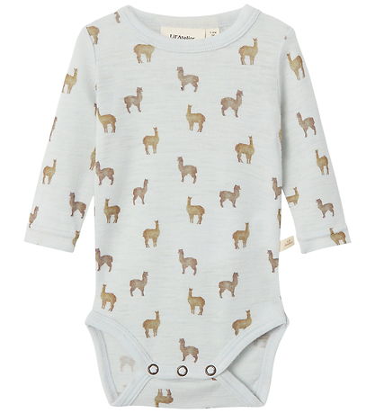 Lil Atelier Body l/æ - NbmNoel - Uld - Gray Dawn/LAMA