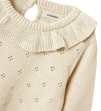 Lil Atelier Bluse - Strik - NmfLaguna - Noos - Turtledove