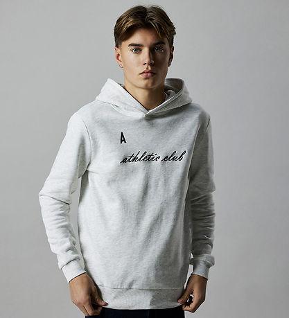 LMTD Hættetrøje - NlmNaclub - Light Grey Melange