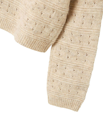 LMTD Bluse - Strik - NlfNamely - Oatmeal