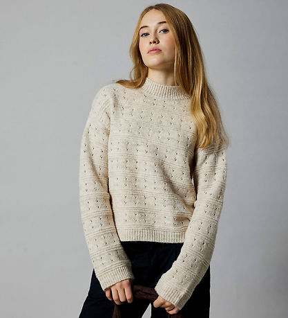 LMTD Bluse - Strik - NlfNamely - Oatmeal