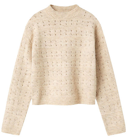 LMTD Bluse - Strik - NlfNamely - Oatmeal