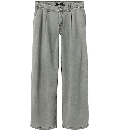 LMTD Jeans - Wide - NlfBea - Medium Grey Denim