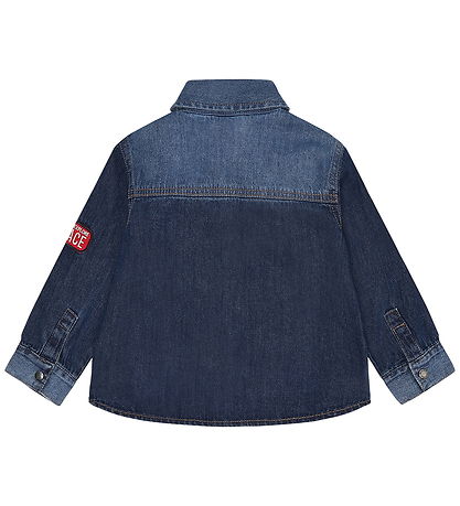 Hust and Claire Skjorte - Ravn - Dark blue denim