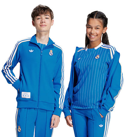 adidas Originals Cardigan - Real Madrid - Blue Bird/Hvid
