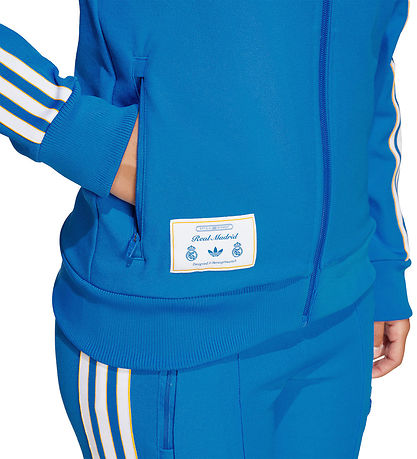 adidas Originals Cardigan - Real Madrid - Blue Bird/Hvid