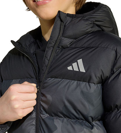 adidas Performance Dynejakke - J SD AOP - Black