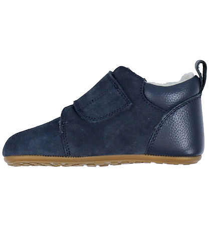 Bundgaard Hjemmesko - Wide Fit - Teddy Navy - Blue