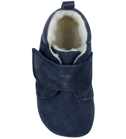 Bundgaard Hjemmesko - Wide Fit - Teddy Navy - Blue