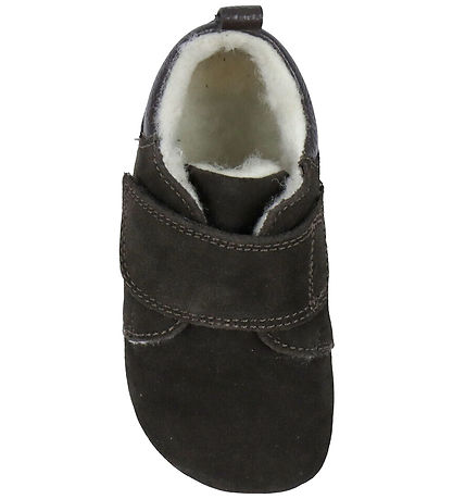 Bundgaard Hjemmesko - Wide fit - Teddy - Dark Brown