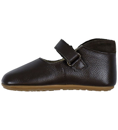 Bundgaard Ballerina Skindfutter - Wide Fit - Aya Flower - Brown