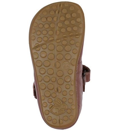 Bundgaard Ballerina Skindfutter - Wide Fit - Aya Flower - Rose
