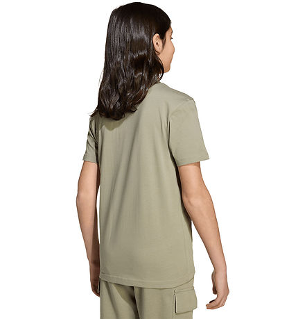 adidas Performance T-shirt - 160 - Silver Pebble/Hvid