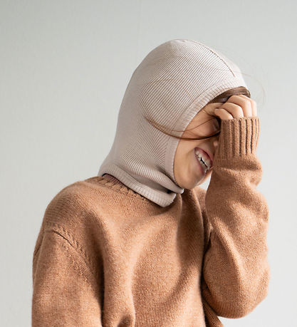 Minimalisma Elefanthue - 1-lags - Rib - Uld - Alephant - Beige