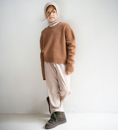 Minimalisma Elefanthue - 1-lags - Rib - Uld - Alephant - Beige