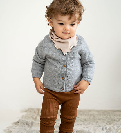 Minimalisma Cardigan - Inka - Uld - Gråmeleret