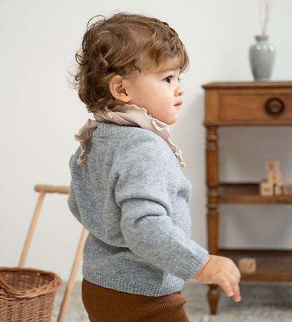 Minimalisma Cardigan - Inka - Uld - Gråmeleret