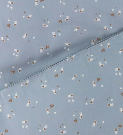 Müsli Sengetøj - Baby - Stars - Jasmin Blue/Balsam Cream/Walnut