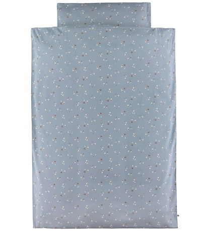 Müsli Sengetøj - Baby - Stars - Jasmin Blue/Balsam Cream/Walnut