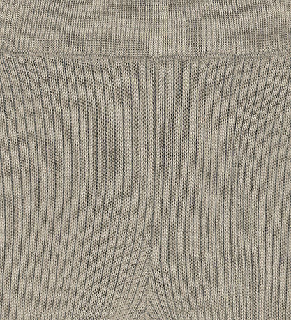 FUB Leggings - Rib - Strik - Uld - Oat Melange