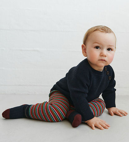FUB Strømper - Uld - Rib - 2-pak - Dark Navy