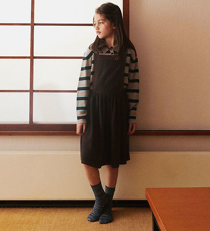 FUB Strømper - Uld - Melange - 2-pak - Aqua/Dark Navy