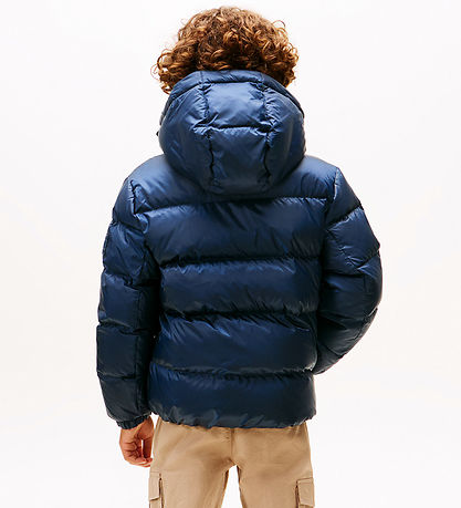 Tommy Hilfiger Dunjakke - Essential Down - Dark Night Navy