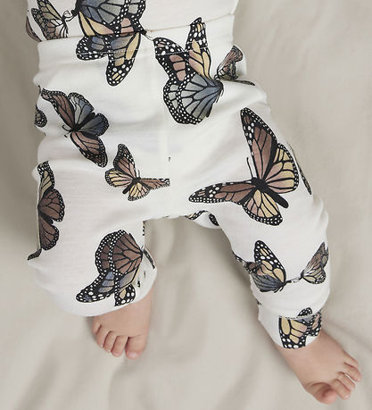 Name It Leggings - Uld - NbfWillitus - Snow White/Butterfly