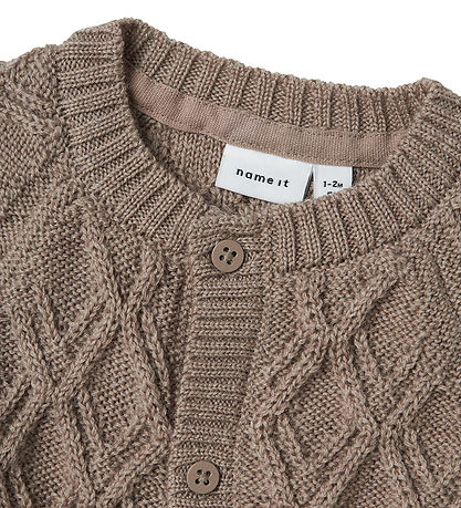 Name It Cardigan - Uld - Strik - NbnWruni - Satellite