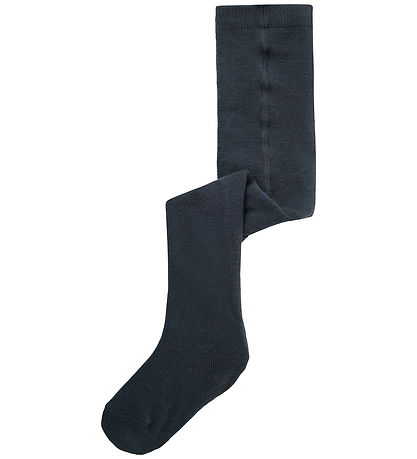 Name It Strømpebukser - Uld/Bomuld - NbmWak - Folkstone Gray