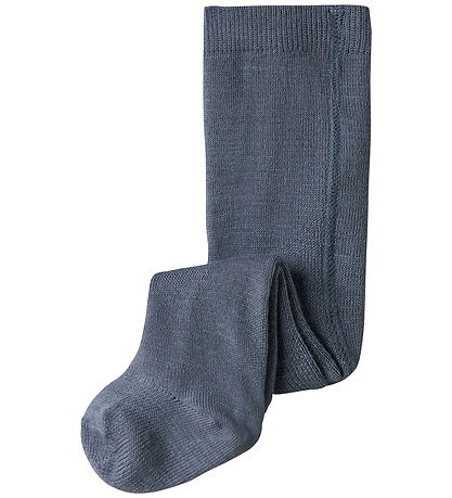 Name It Strømpebukser - Uld/Bomuld - NbmWak - Ombre Blue