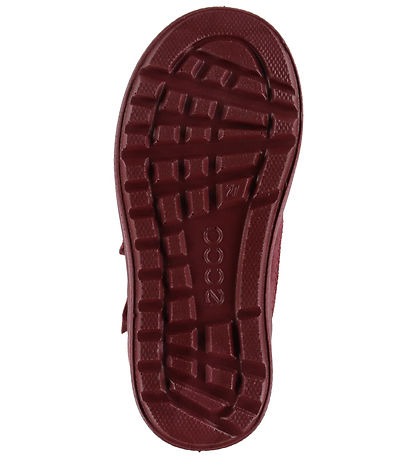ECCO Vinterstøvler - Urban Snow - Dark Ruby/Snowflake Print