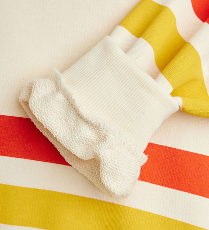 Mini Rodini Sweatshirt - Bear Stripe - Off-White