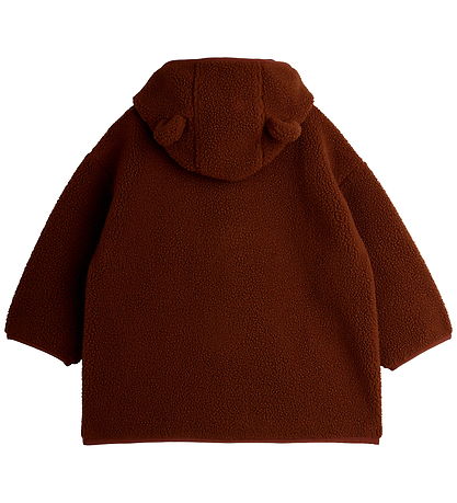 Mini Rodini Fleecejakke - Bear - Brown