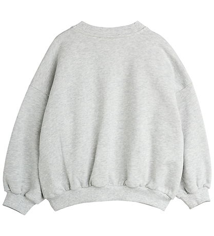 Mini Rodini Sweatshirt - Bear Chenille - Grey Melange