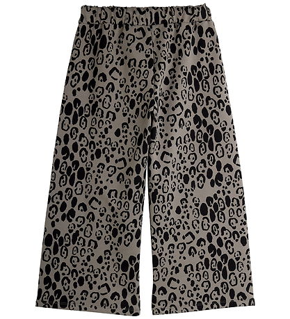 Mini Rodini Bukser - Leopard - Grey