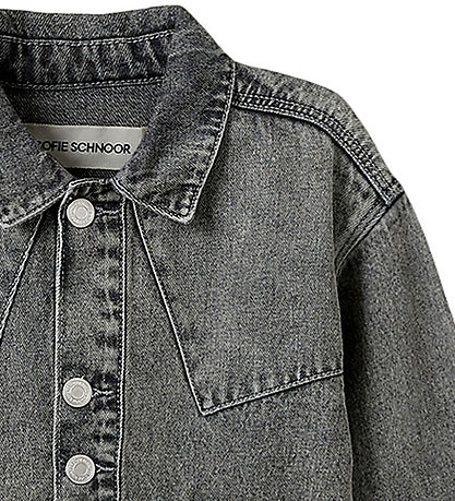 Sofie Schnoor Denimjakke - Amayasy - Stone grey